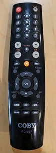 Coby RC-057 Remote Control for LEDTV1935 LEDTV3226 LEDTV5536 TFTV3229 TFTV4025 - Picture 1 of 4