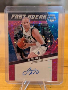 2024-25 Panini Mosaic Pink Fast Break Jason Kidd Auto /15 - Picture 1 of 3