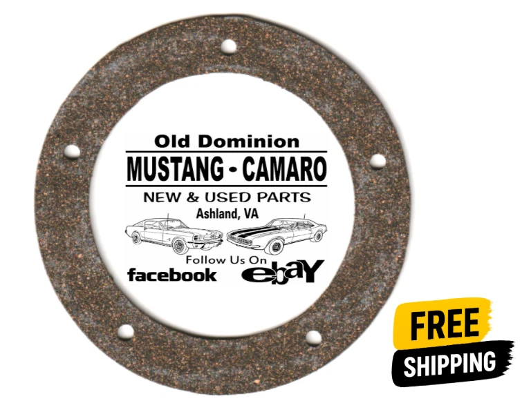 1965-1973 Mustang Gas Fuel Tank Filler Neck Cork Gasket - New - Image 1 of 1