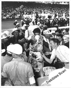 Bill Vukovich Winner’s Circle 1954 Indianapolis 500 B&W 8x10 Photo (029) - Picture 1 of 1