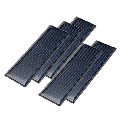 Módulo de panel de célula solar mini polietileno 5 piezas 5,5 V 60 mA hágalo usted mismo 90 mm x 30 mm Foto 1 de 4