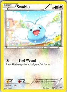 Swablu 73/108 Common Regular XY - Roaring Skies LP - Picture 1 of 2