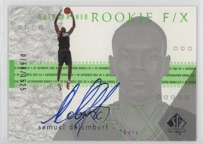 2001-02 SP Authentic Auto Rookie F/X /1525 Samuel Dalembert #127 Rookie Auto RC - Image 1 of 2