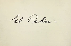 GIL PERKINS Signed Autographed 4"x 6" INDEX CARDHouse of Frankenstein  KING KONG - Picture 1 of 6