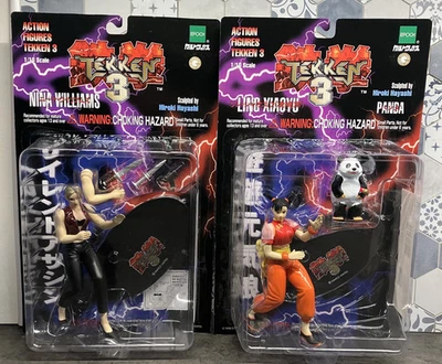 Figuras de ação TEKKEN 3: Nina Williams & Ling Xiaoyu (2), 1998, novo na caixa - Imagem 1 de 2