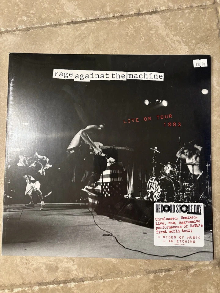 RAGE AGAINST THE MACHINE RSD 2025 Record Store Day 2xLP Live On Tour 1993 - Image 1 of 1