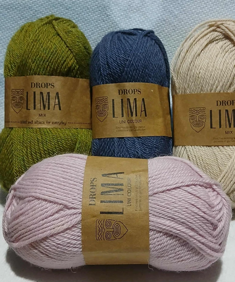 Drops Lima 4 Skeins 50 gr 101 yds each Group B #0705 4305 0206 3145 - Image 1 of 1