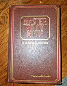 Master Study Bible NASB 1981 Holman Publishers Red Letter HC - Bild 1 von 5