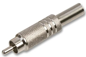 PRO SIGNAL - Penyambung Phono Nipis Bersalut Nikel, 7mm - Picture 1 of 1