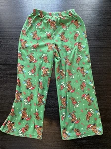 Scooby Doo Holidays Christmas Lounge Pants Pajama Pants Size Small 6/7 - Picture 1 of 7
