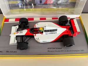 Ayrton Senna 1991 World Champion 1/18 Minichamps McLaren Honda MP4/6 - Bild 1 von 8
