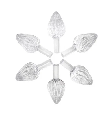 Adornos de luz de árbol de Navidad de cerámica estilo torcido grande National Artcraft -... Foto 1 de 4