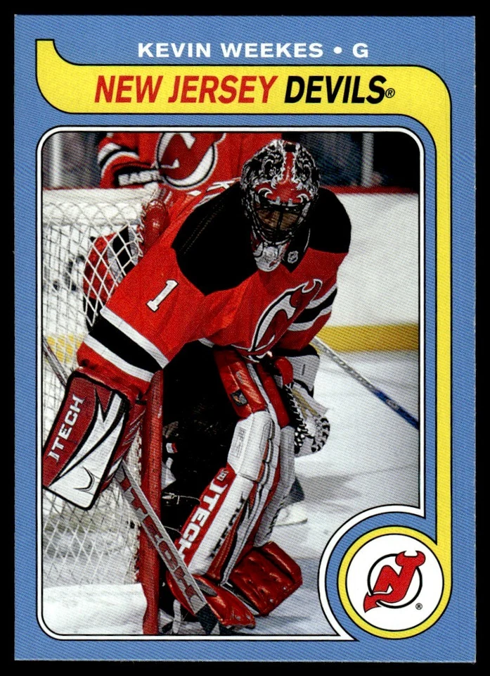 2008-09 O-Pee-Chee 1979-80 Retro Kevin Weekes New Jersey Devils #159 - Image 1 of 2