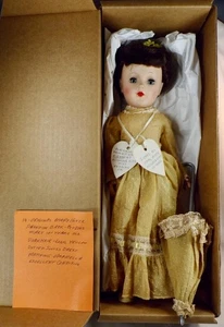Signed Mary Hoyer Doll in OB High Color Hard Plastic Dress Parasol 14in Scarce - Picture 1 of 18