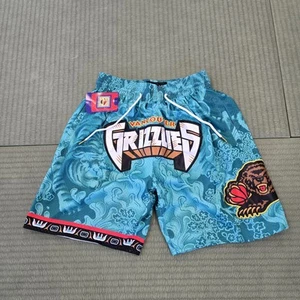 Pantalones Cortos de Baloncesto Hardwood Classics NBA Memphis Grizzlies Talla Pequeña Bolsillos Retro - Imagen 1 de 5