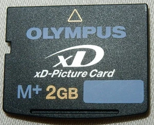 2GB OLYMPUS XD MEMORY CARD TYPE M+ FOR FUJI FINEPIX/OLYMPUS CAMERAS 2 GB - Picture 1 of 1