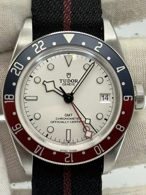 Tudor Black Bay GMT Pepsi Opaline Dial Canvas Strap 79830RB Unworn 2025 - Image 1 of 4