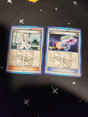 Pokémon Plasma Storm Trainers - Colress 118/135 - Hypnotoxic Laser 123/135 - Image 1 of 4