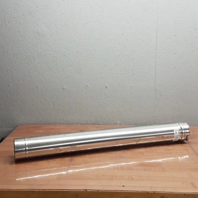 DuraVent FSVL3604 Vent Pipe, FasNSeal, 4" Diameter, 36" Lenth, Stainless Steel