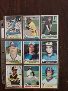 1979 Topps Baseball Karten 9 verschiedene Mike Willis, Sixto Lezcano, Dave Chalk - Bild 1 von 8