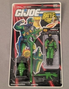 GI Joe Battle Corps FIRELY Cobra Saboteur - Figura de acción de colección 1992 en tarjeta - Imagen 1 de 17