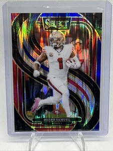 2024 Select Premier Level Deebo Samuel Red Blue Shock 49ers - Picture 1 of 2