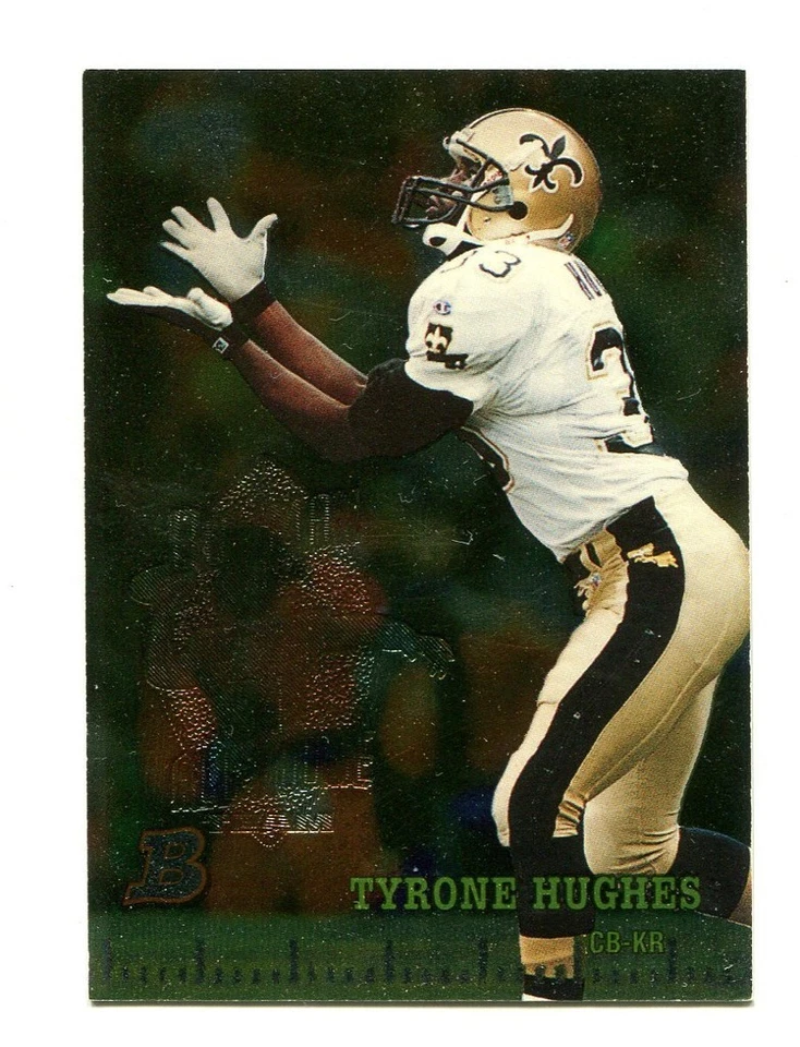 1994 Bowman #226 Tyrone Hughes Nebraska/New Orleans Saints - Image 1 of 1