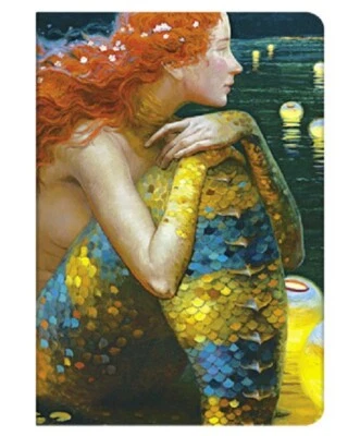 New Paperblanks Journal Midi 7x5" FLEXIS Lined ANTICIPATION Mermaid Multicolor - Image 1 of 4