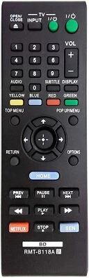 BESIA Remote RMT-B118A for Sony Blu-ray Player BDP-S1100 BDP-S185WM BDP-185C BDP-185WN