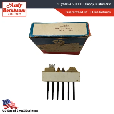 Interruptor de control de vacío calentador aire acondicionado Dodge Chrysler Plymouth 1974-1977 3780732 nuevo en stock Foto 1 de 4