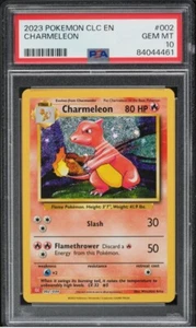 2023 Pokemon TCG Classic Collection Holo Charmeleon #2 GRADED PSA 10 GEM MINT - Picture 1 of 1