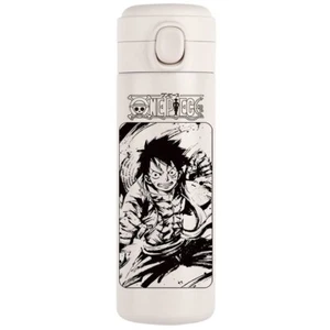 One Piece Edelstahl Trinkflasche water bottle Isolierflasche thermos cup 450ML - Picture 1 of 4