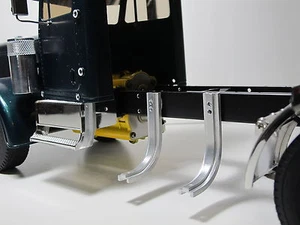 Custom Aluminum J style Fuel Gas Tank Mount Tamiya 1/14 King Grand Knight Hauler - Picture 1 of 3