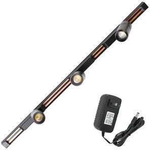 3 luminosi faretti a LED vetrina 24 V con binario + potenza UL per commercio al dettaglio - Foto 1 di 14