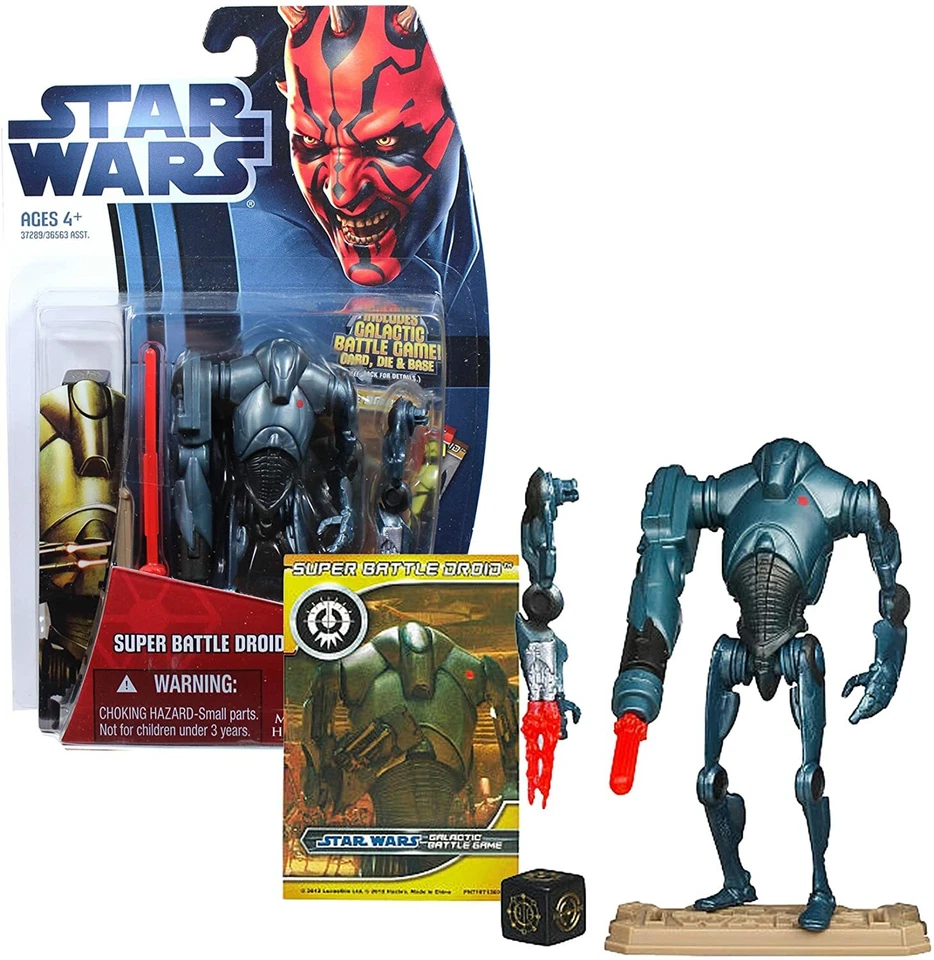 Star Wars Figura Hasbro Película Heroes Super Battle Droid Nuevo en Blíster - Imagen 1 de 1