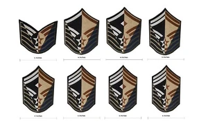 Multi Uniform Rank Patches Air Force (ABU, Blues, DBU, BDU) Military Chevrons. - Picture 1 of 14