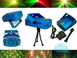 MINI PROIETTORE LUCI DI NATALE DOPPIO LASER EFFETTO PER DISCOTECA ROSSA VERDE - Foto 1 di 3