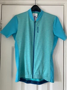 Santini Women's Gravel Short Sleeve Cycle Jersey Top - Aqua - RRP £80 - Picture 1 of 11