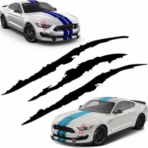 1/2pcs Auto Car Sticker Monster Claw Scratch Stripe Marks Headlight - Picture 1 of 11