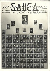 1^ Kompanie - Offiziersschule Alpine Ergänzung 1942-43 Bassano del Grappa  - Bild 1 von 2