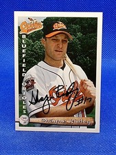 AUTOGRAPH AUTO 2000 Grandstand Bluefield Orioles #17 Shayne Ridley