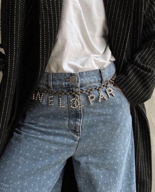 chanel jeans 40