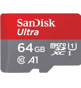 Micro SD 64GB SANDISK SDHC ULTRA UHS-I ORIGINALE SanDisk Classe 10 140MB/s - Foto 1 di 5
