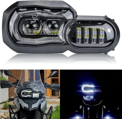 LED Headlight High/Low beam DRL Lamp For BMW F650GS/F700GS/F800GS F800ADV F800R - Image 1 of 4
