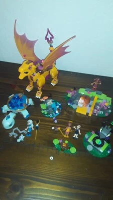 Lote incompleto 2x LEGO Elves 41175 41191 TARTARTARUGA DRAGÃO DE FOGO - Imagem 1 de 4