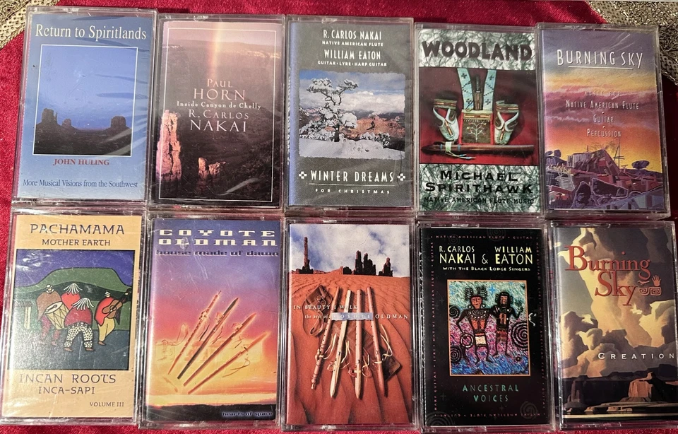 Set of 10 Brand New Native American Indian Cassette Music LOT F - Image 1 of 4