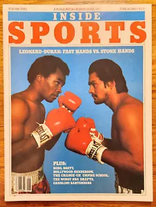 Revista Inside Sports 30 de junio de 1980 Leonard Duran Larry Holmes - Imagen 1 de 2