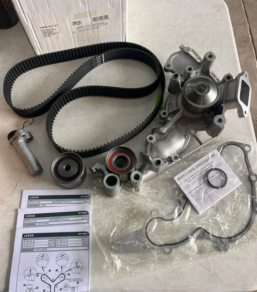 CPK1231 for 98-00 Lexus GS400 SC400 LS400 "1UZFE" Timing Belt Water Pump Kit ^ - Image 1 of 1