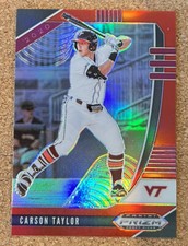 2020 Panini Prizm Draft Picks Red Prizm Carson Taylor #PDP130