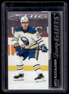 2021-22 Upper Deck Series 1 Young Guns Arttu Ruotsalainen Rookie #221 Buffalo - Image 1 of 2